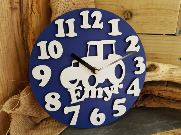 Personalised Boys Clock
