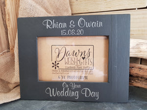 Personalised Slate Photo Frame