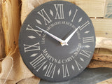 Personalisd Slate Clock