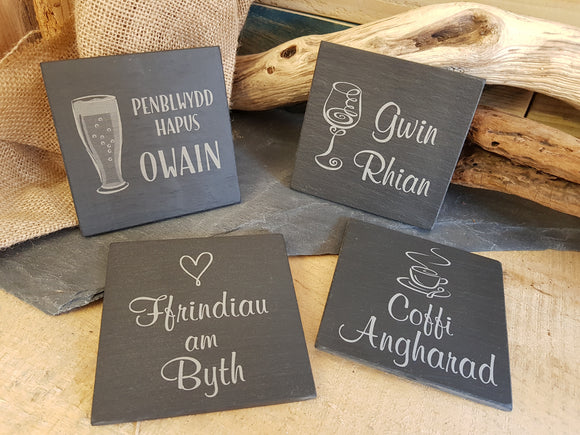 Personalised Slate Coaster