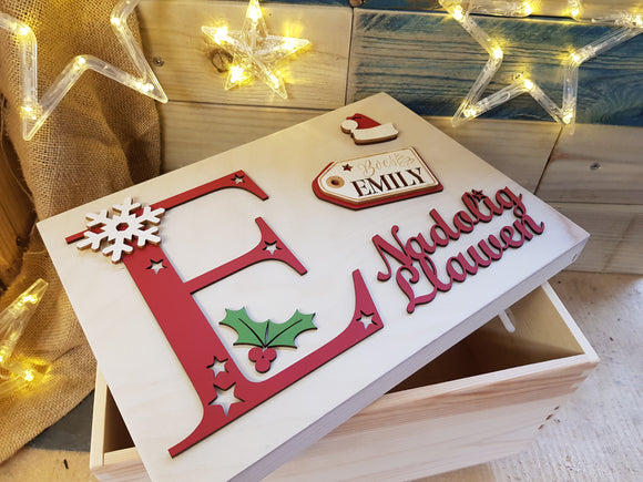 Large Personalised Christmas Box