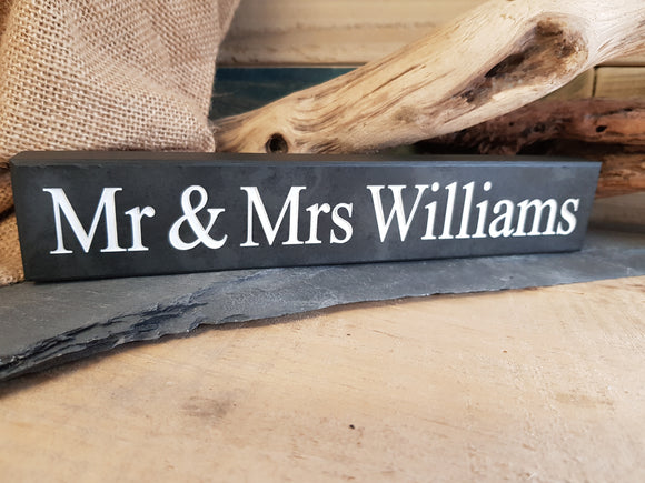 Personalised Slate Shelf Sitter