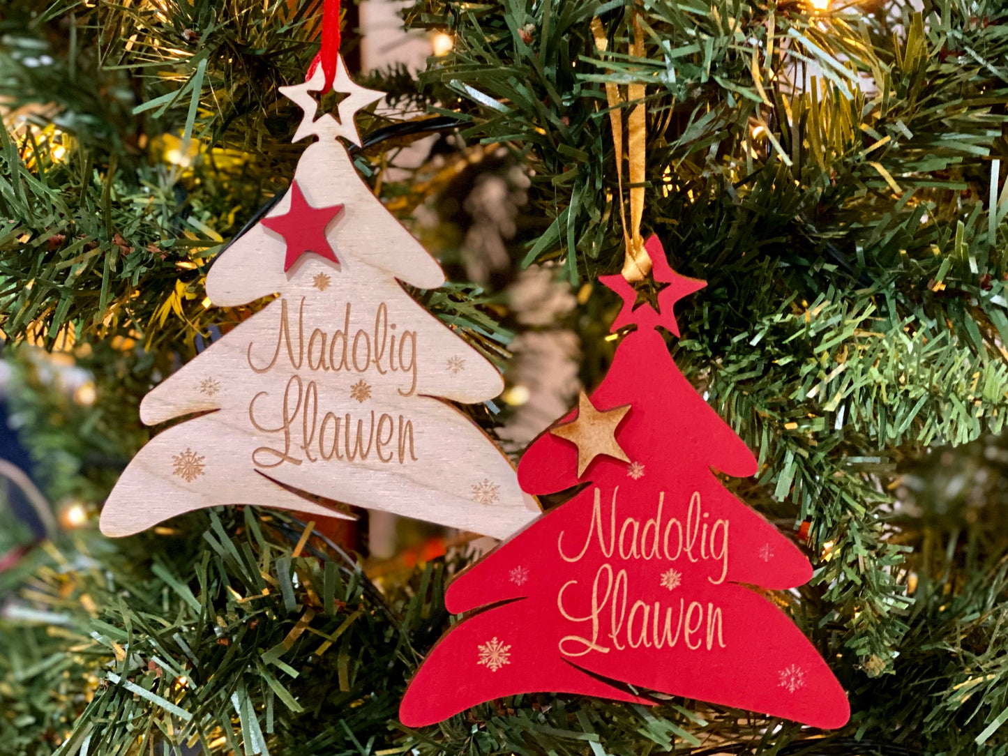 Christmas Tree Wooden Bauble