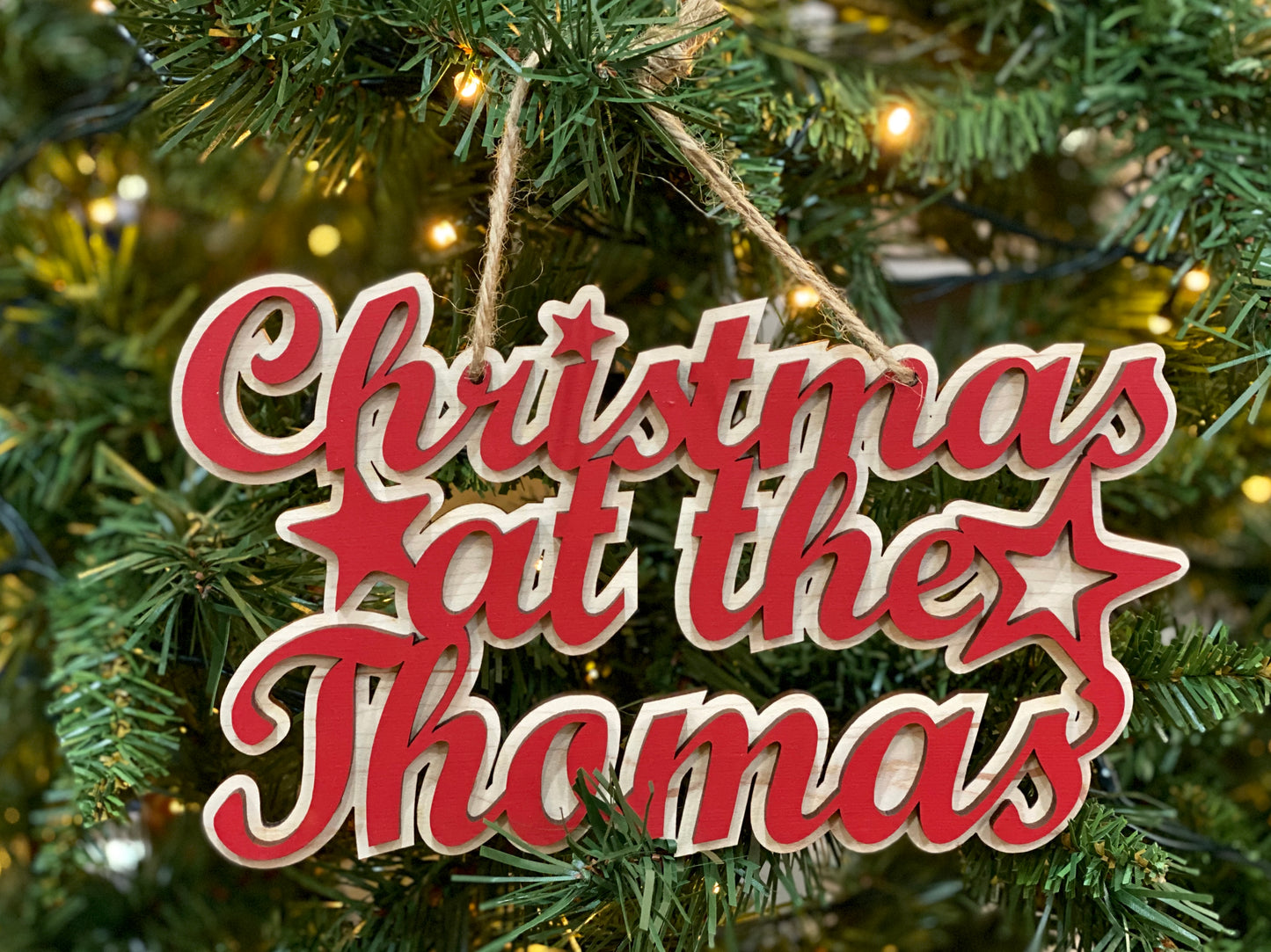 Mini Christmas At The Thomas Hanging Sign