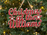 Mini Christmas At The Williams Hanging Sign