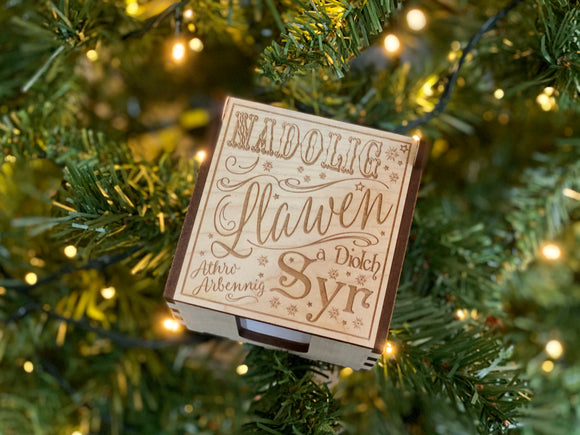 Christmas Wooden Note Pad