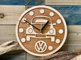 Personalised VW Beetle Wood Clock
